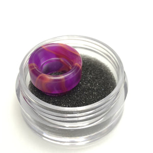FV 810 Acrylic Wide Bore Drip Tips Resin Purple/Orange