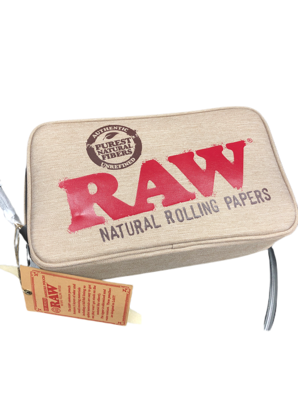 raw smokers pouch 5 layer smell proof 