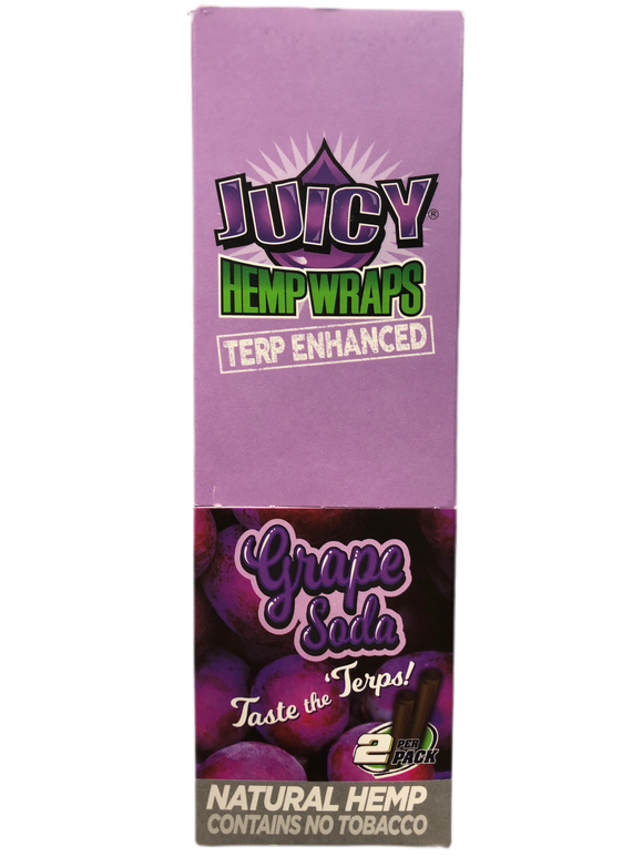 Juicy Hemp wraps terpene infused - Grape Soda