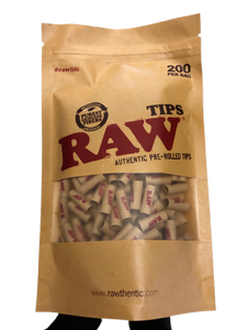 raw rolling tips 200 count 