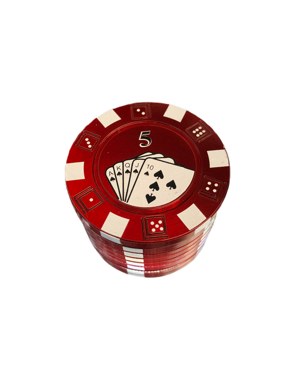 Poker grinder red 3pc